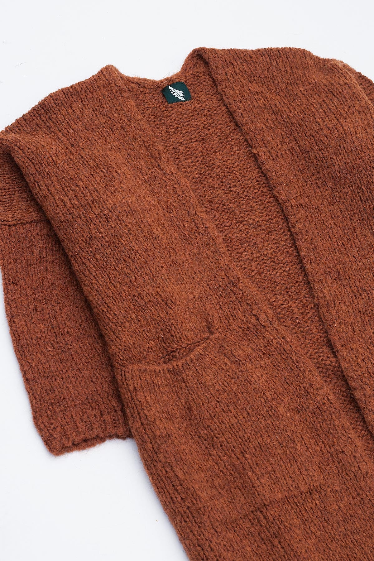 Long Cardigan Umber - Polonio