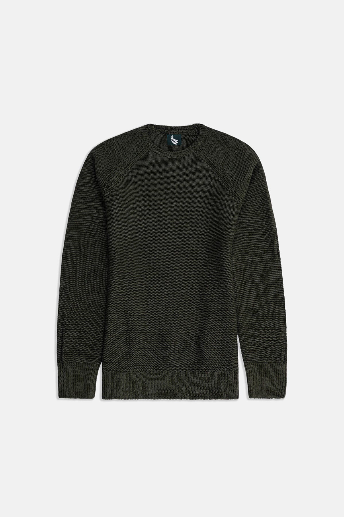 Merino Wool Sweater Olive - Polonio