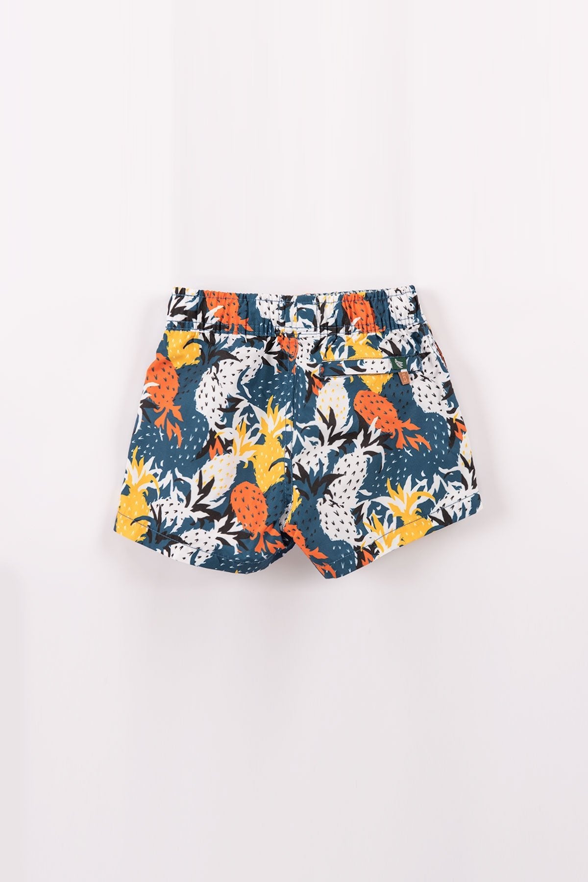 Navy Pineapple Boys Swim Trunks - Polonio