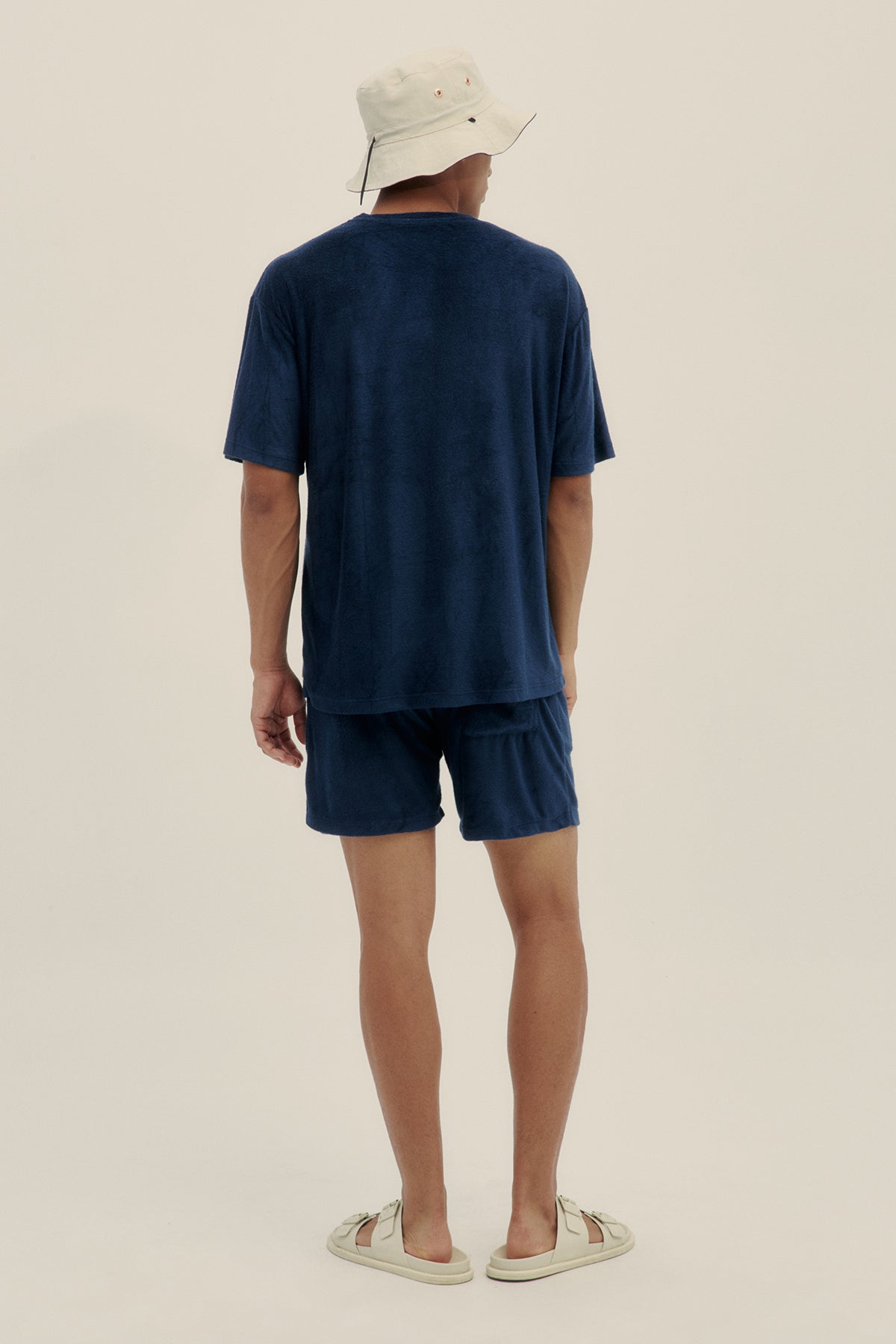 Navy Terry Tee - Polonio