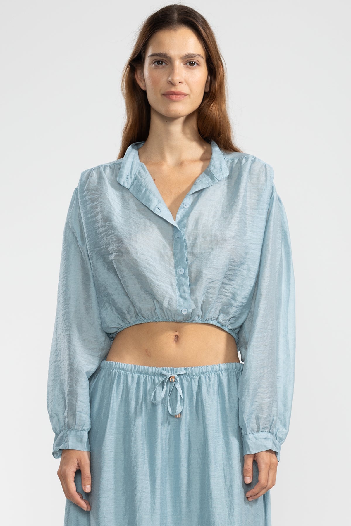 Camicia Abby Aqua