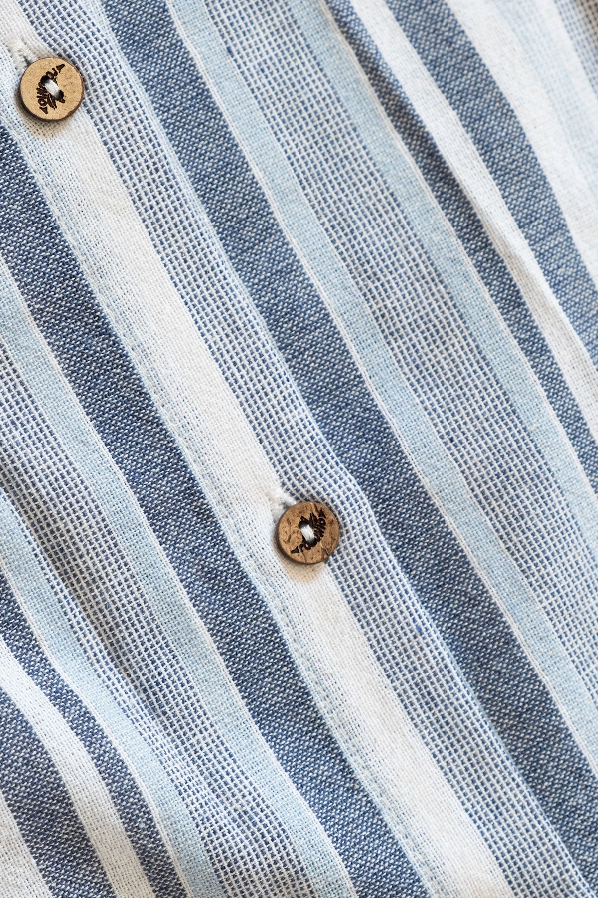 Fede Short Sleeve Shirt in Stripes Blue