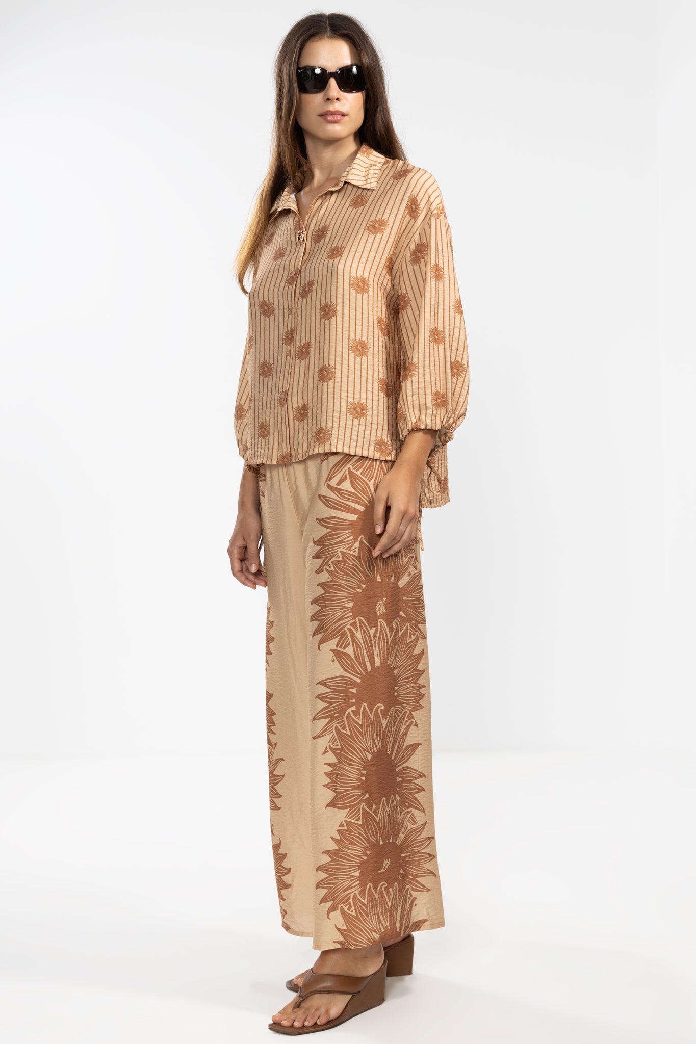 Camicia Flo Bloomline Camel