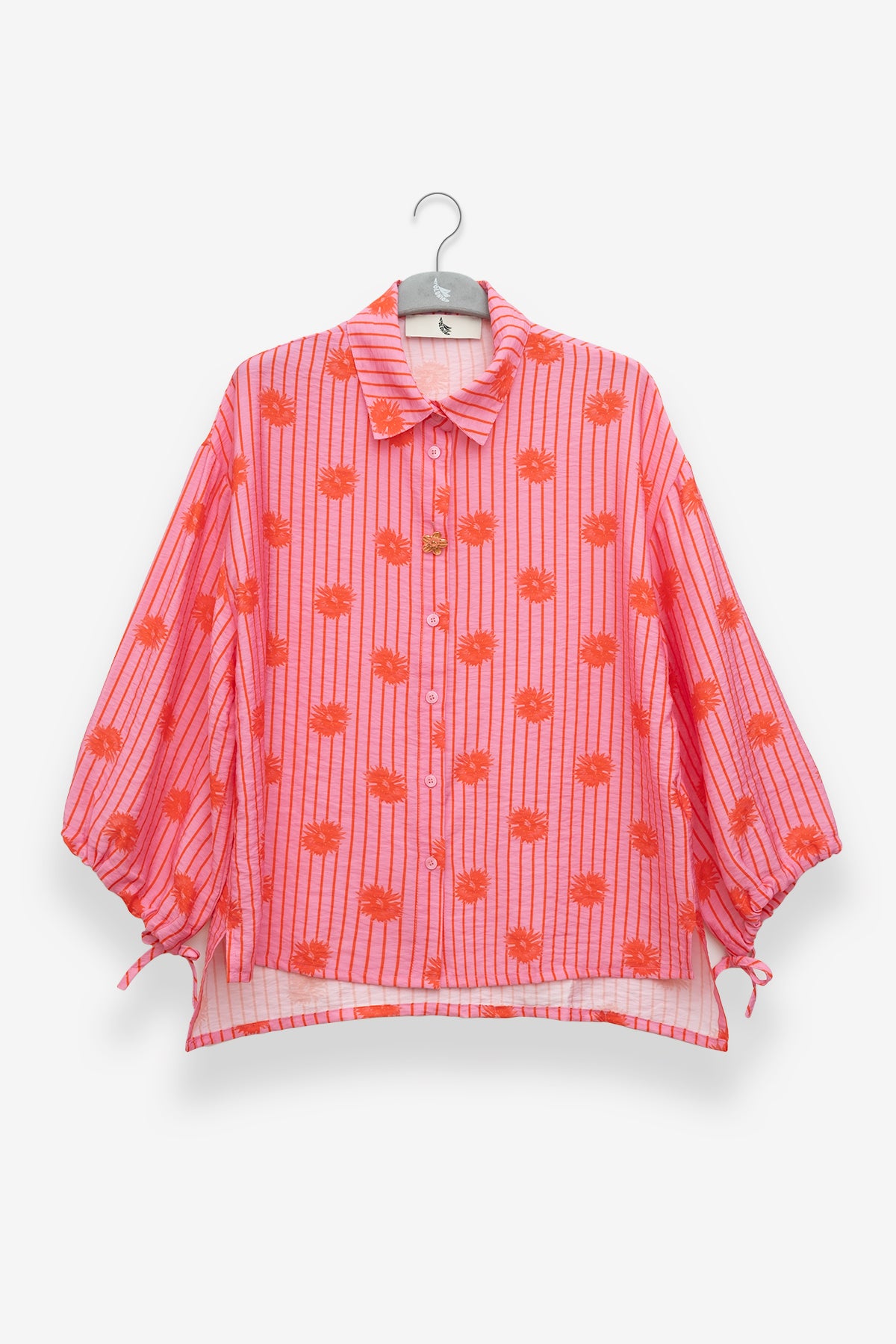 Flo Shirt in Bloomline Pink