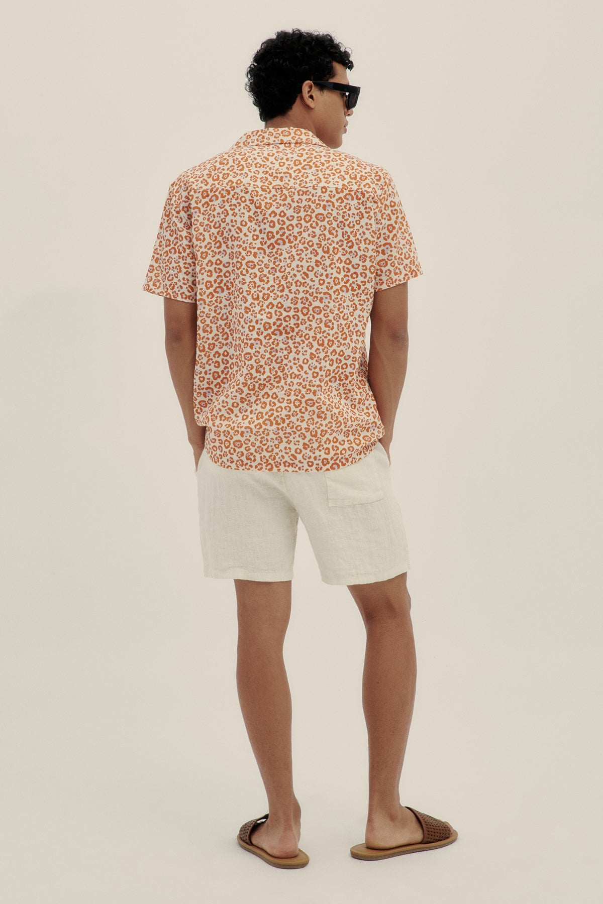 Spotted Camp-Collar Shirt