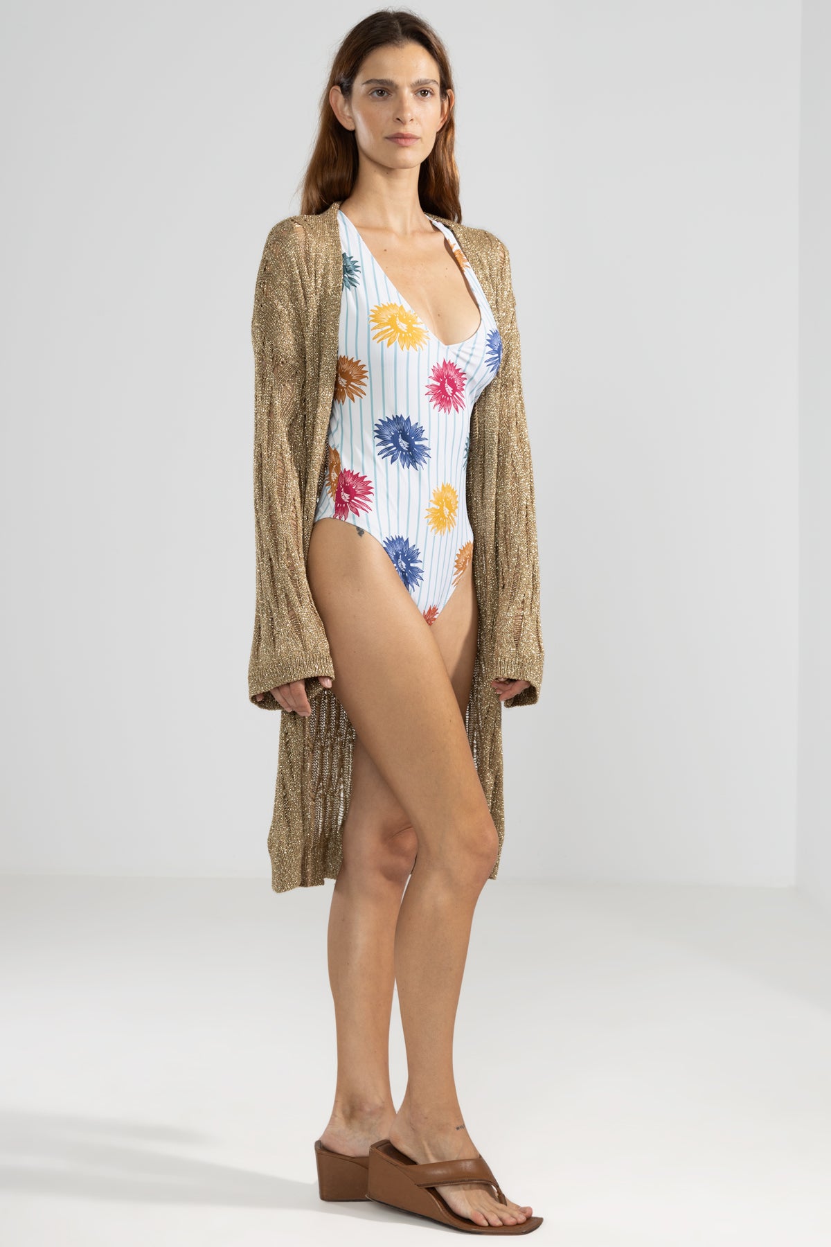 Lara Cardigan in Gold