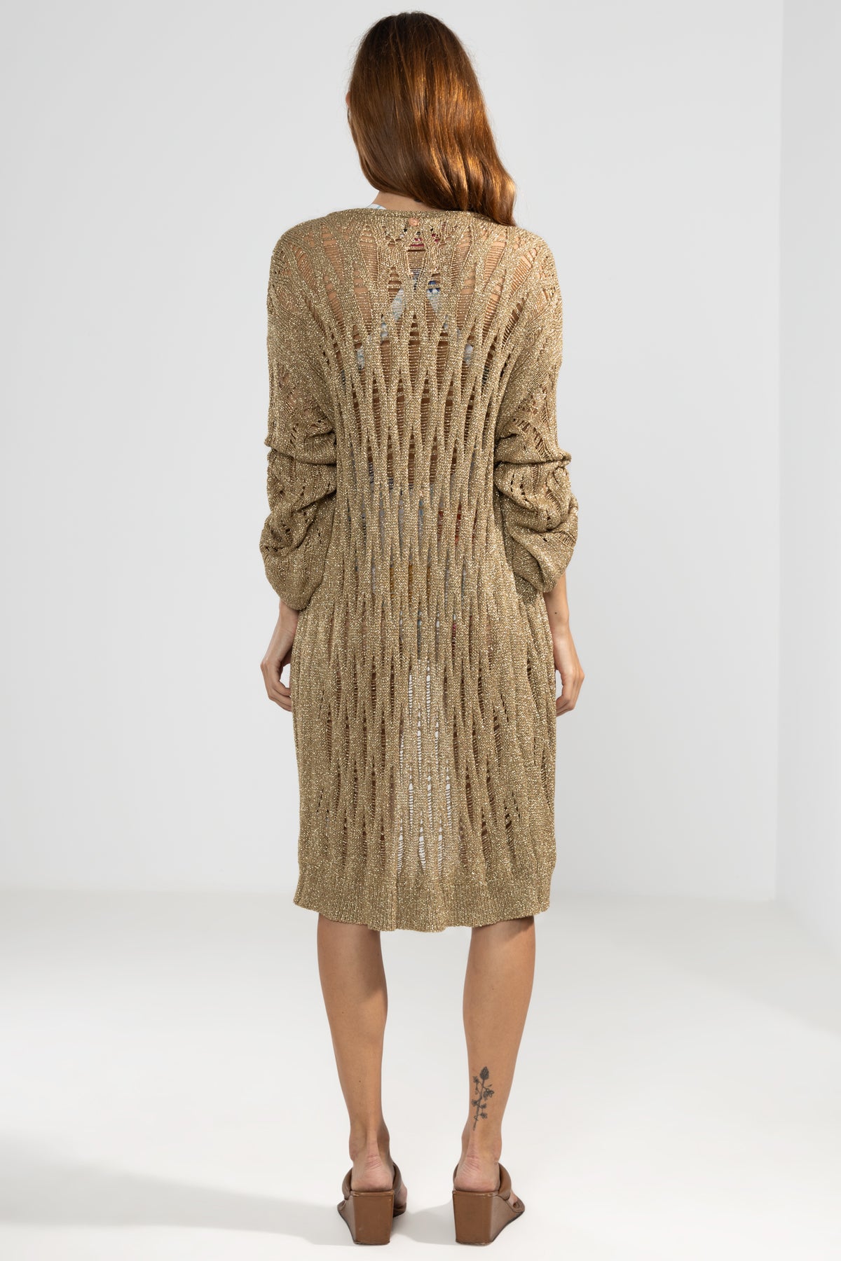 Lara Cardigan in Gold