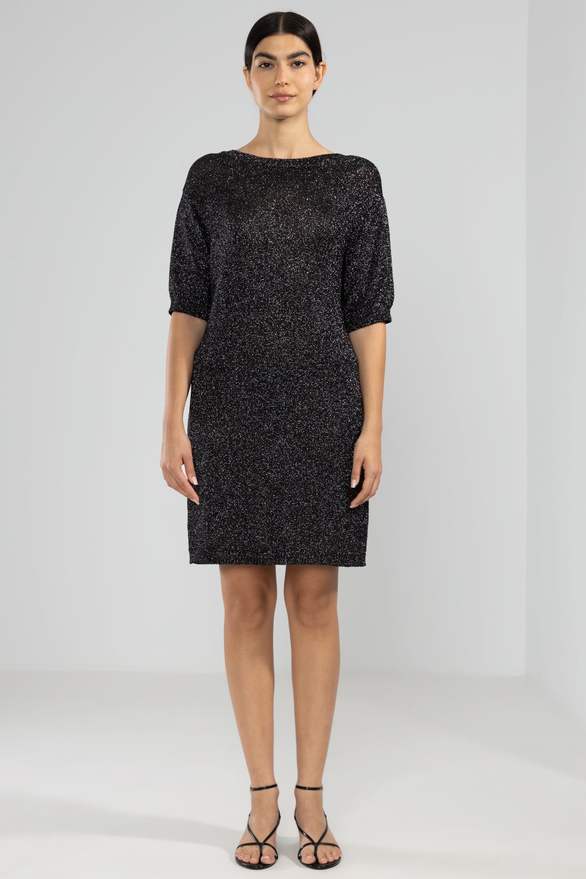 Lara Knit Dress in Black