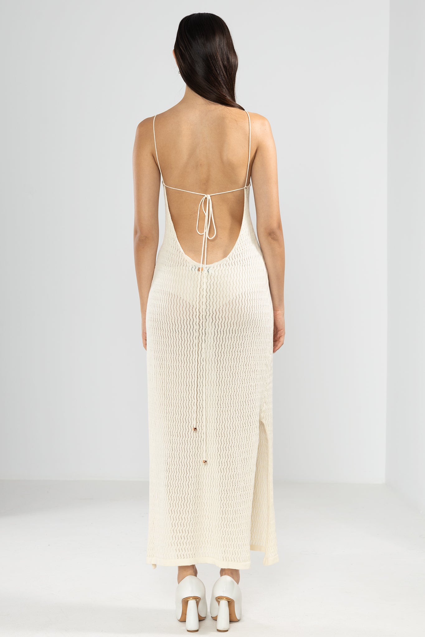 Maria Kleid in Creme