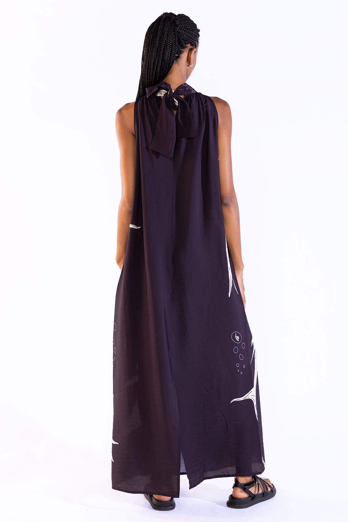 Vestito Halter Michu Sirena Nero