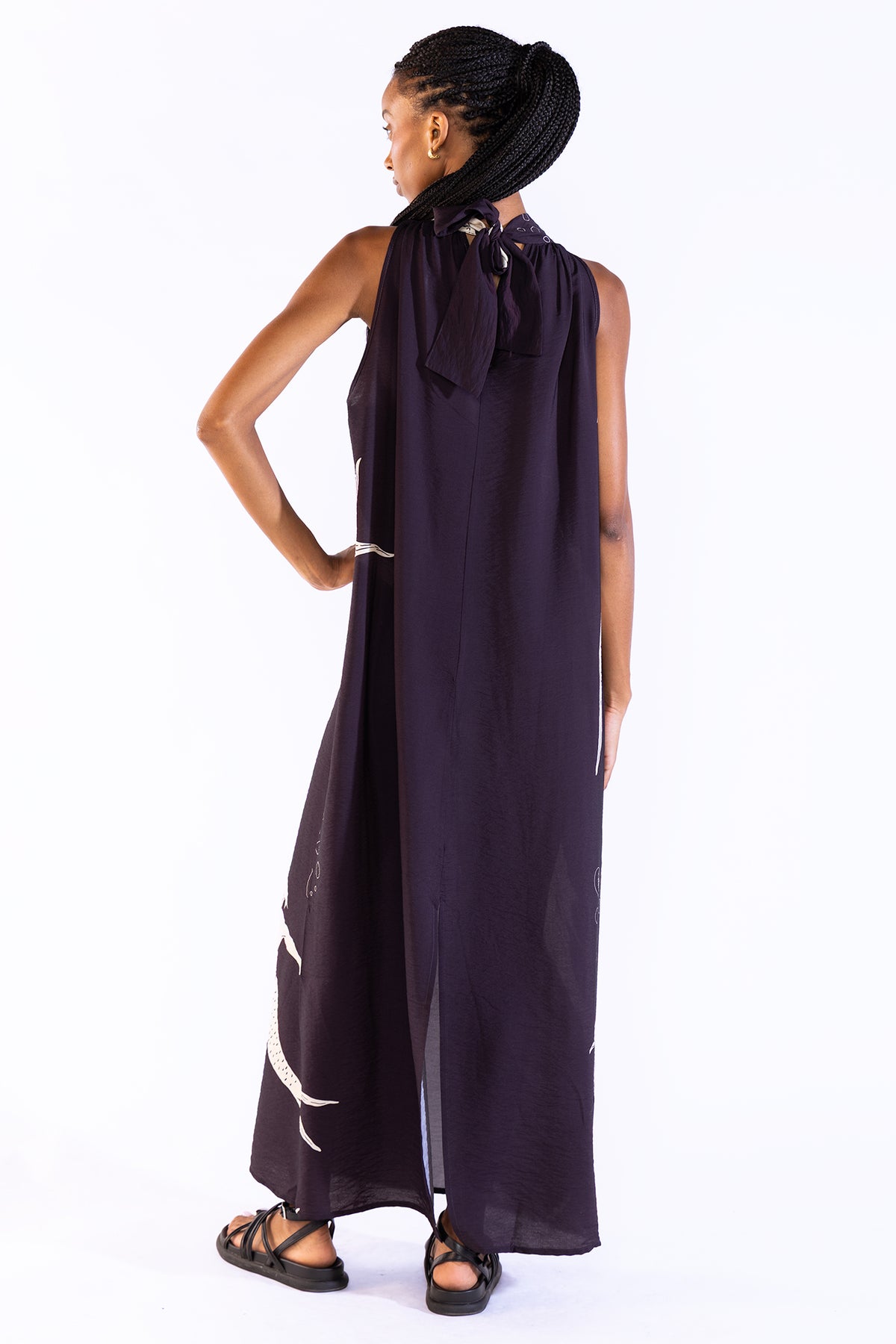 Vestito Halter Michu Sirena Nero