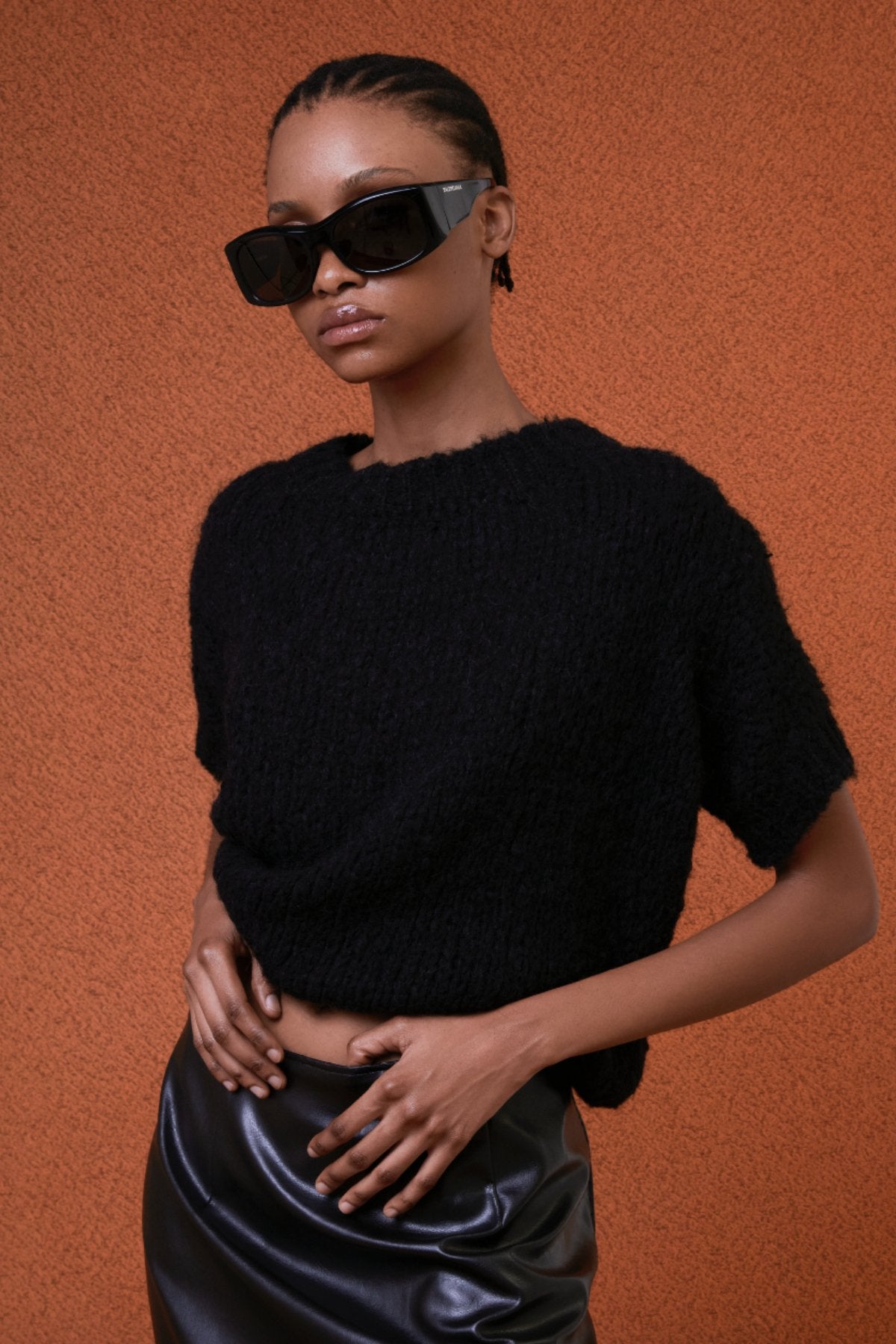 Black Mica Sweater - Polonio