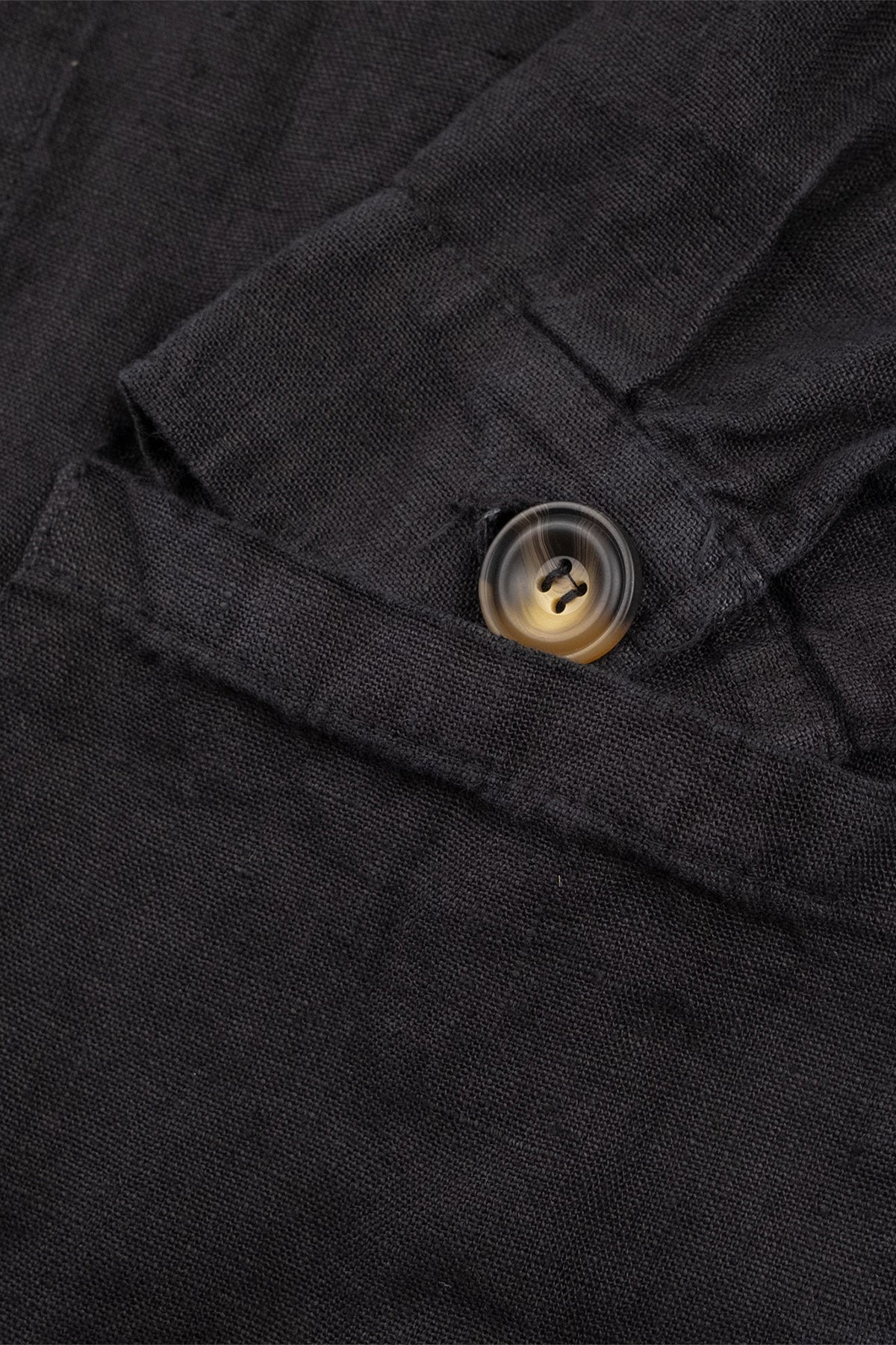 Black Premium Linen Jacket - Polonio