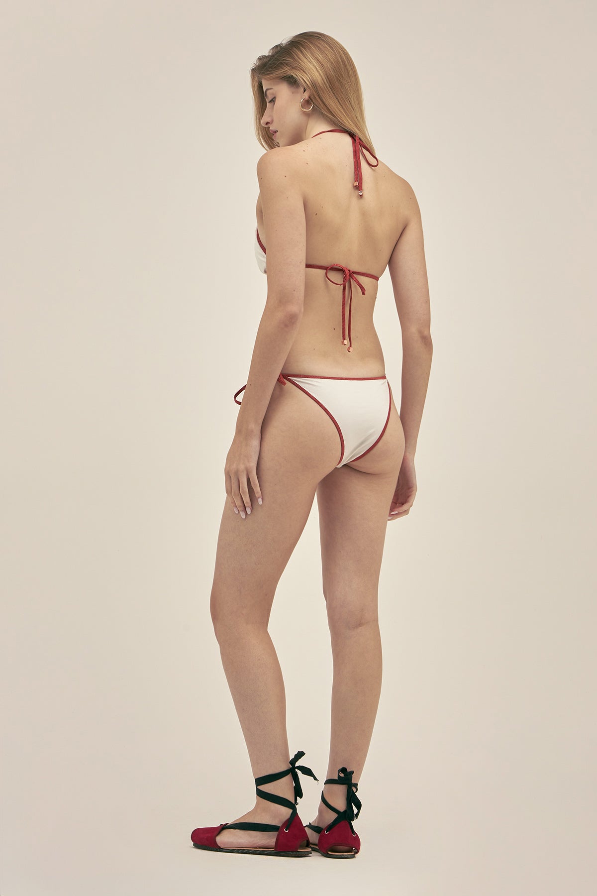 Braguita Bikini Vale Reversible Snake Clay - Polonio