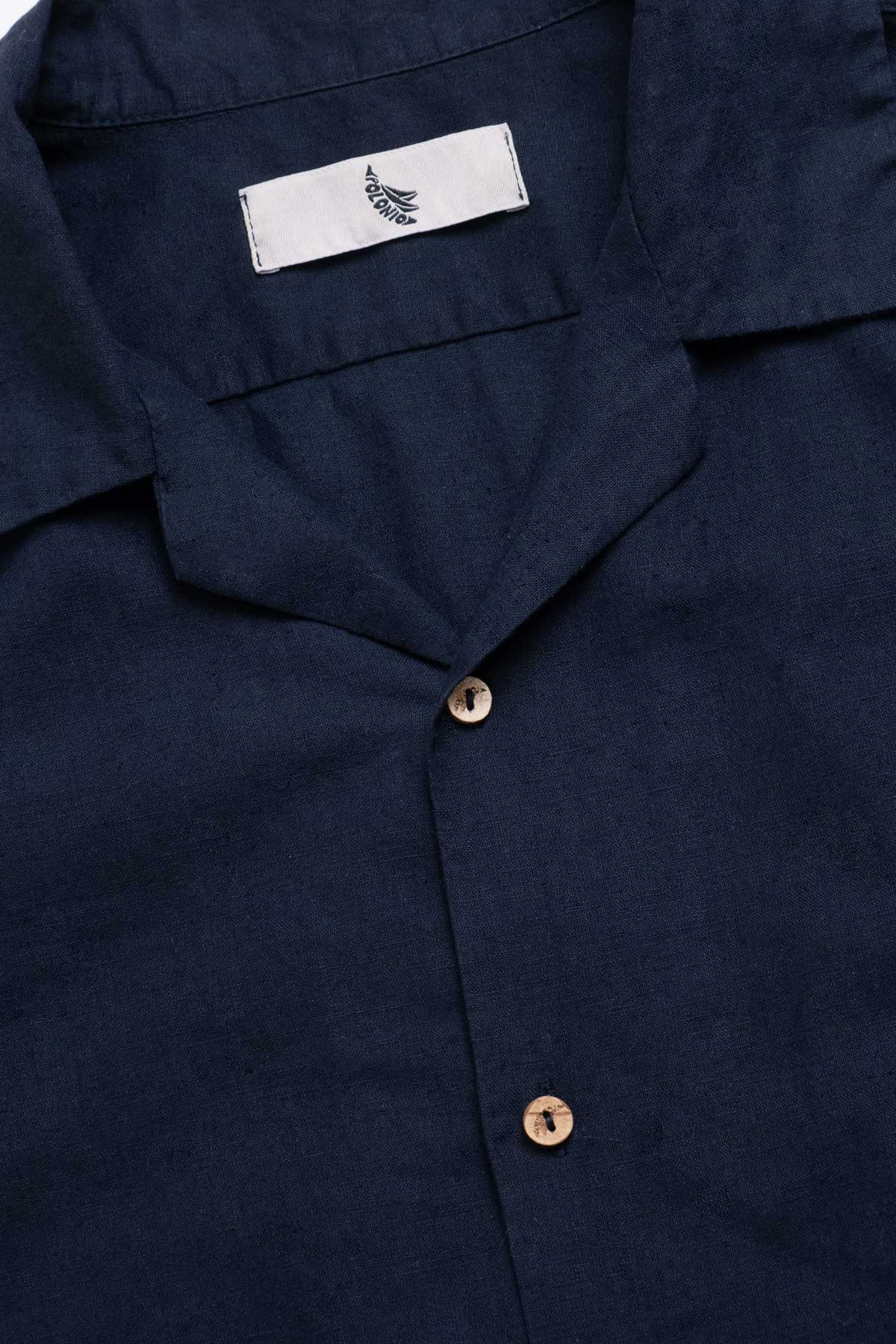 Camisa Camper Boxy Indigo - Polonio