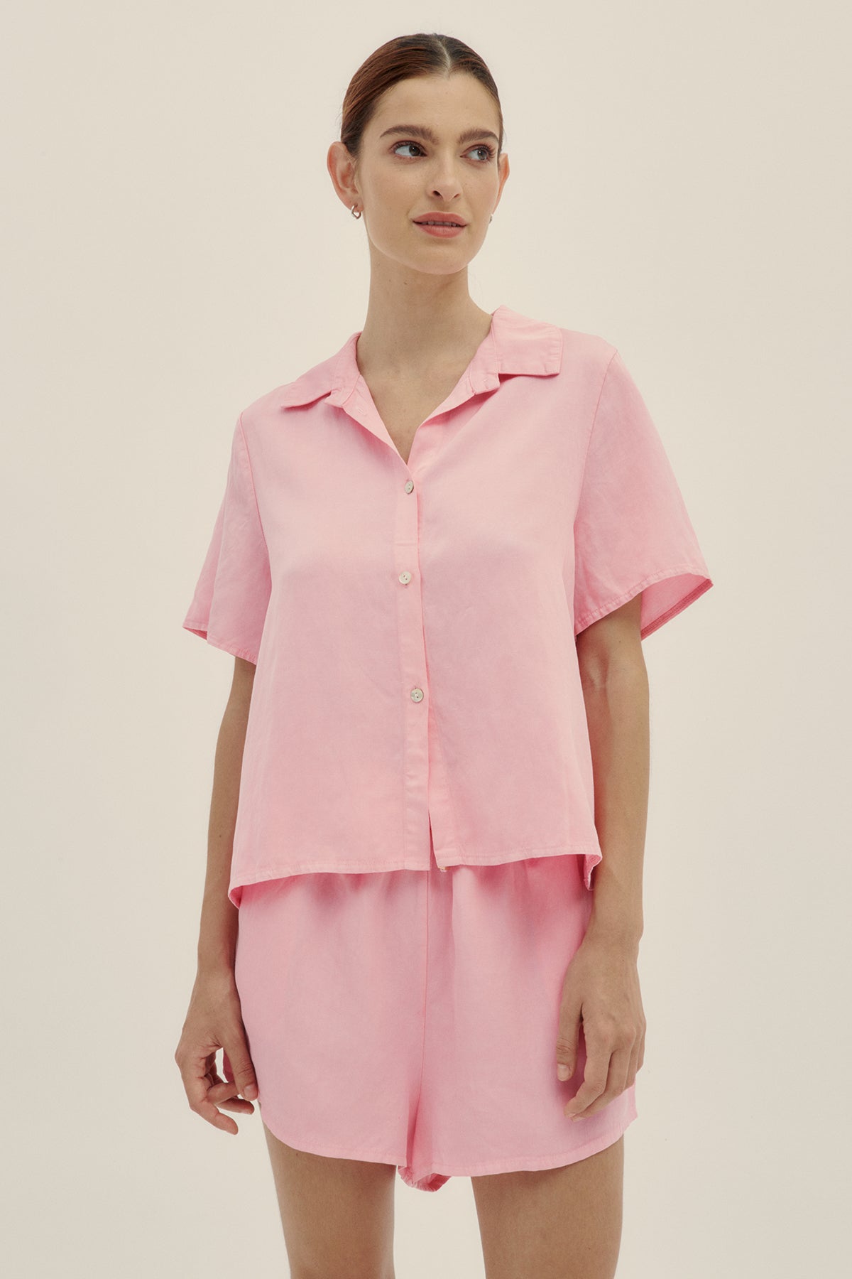 Camisa Manga Corta Bubblegum - Polonio
