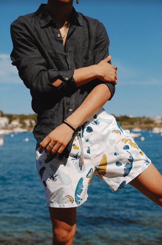 Camisa Manga Larga 100% Lino - Polonio