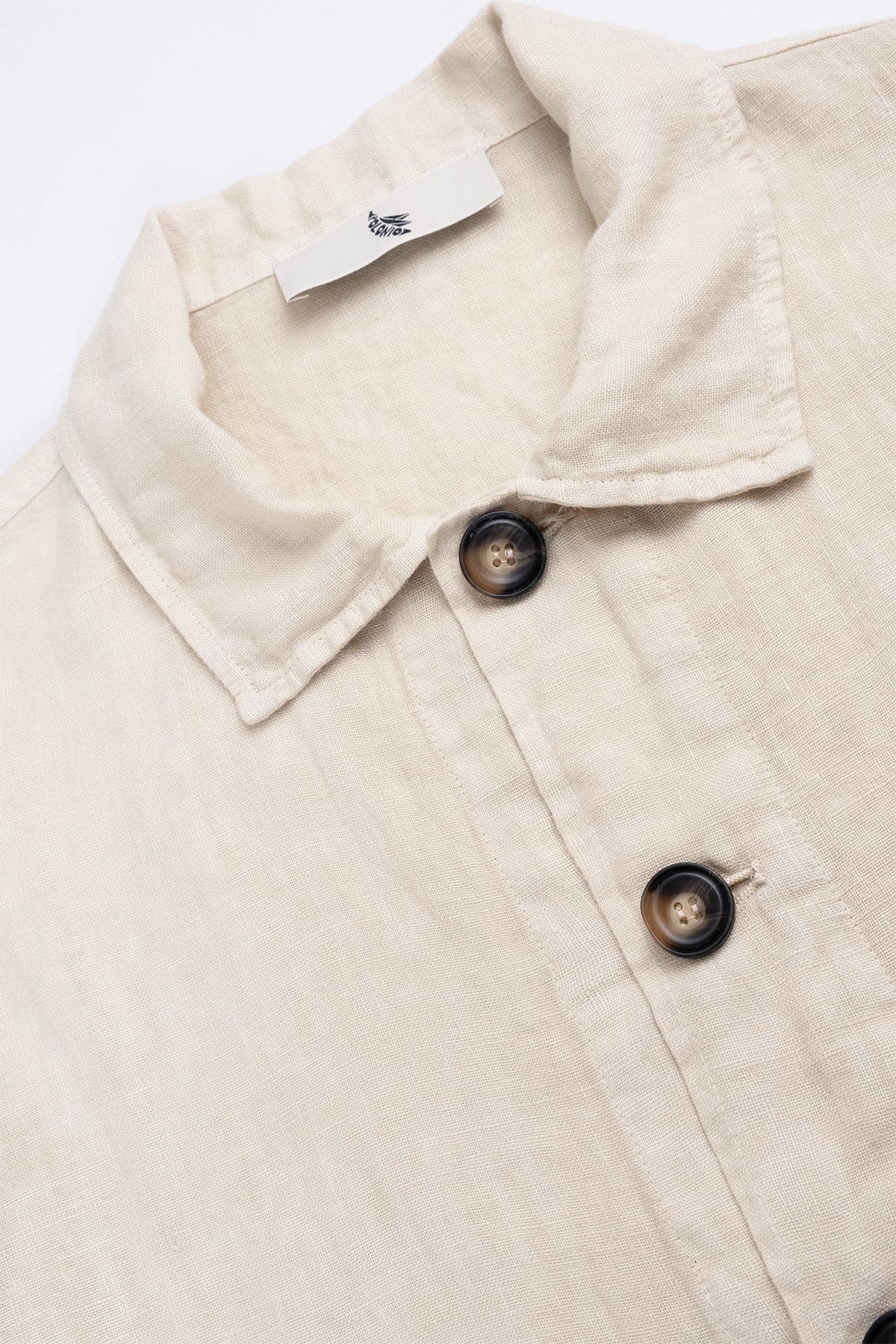 Premium Linen Jacket Cream
