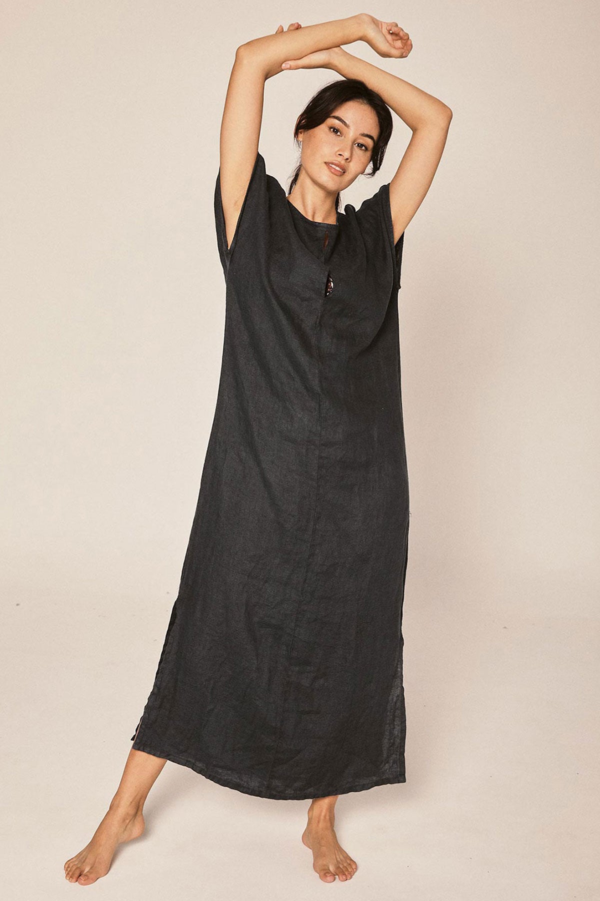 Linen Tunic Dress - Polonio