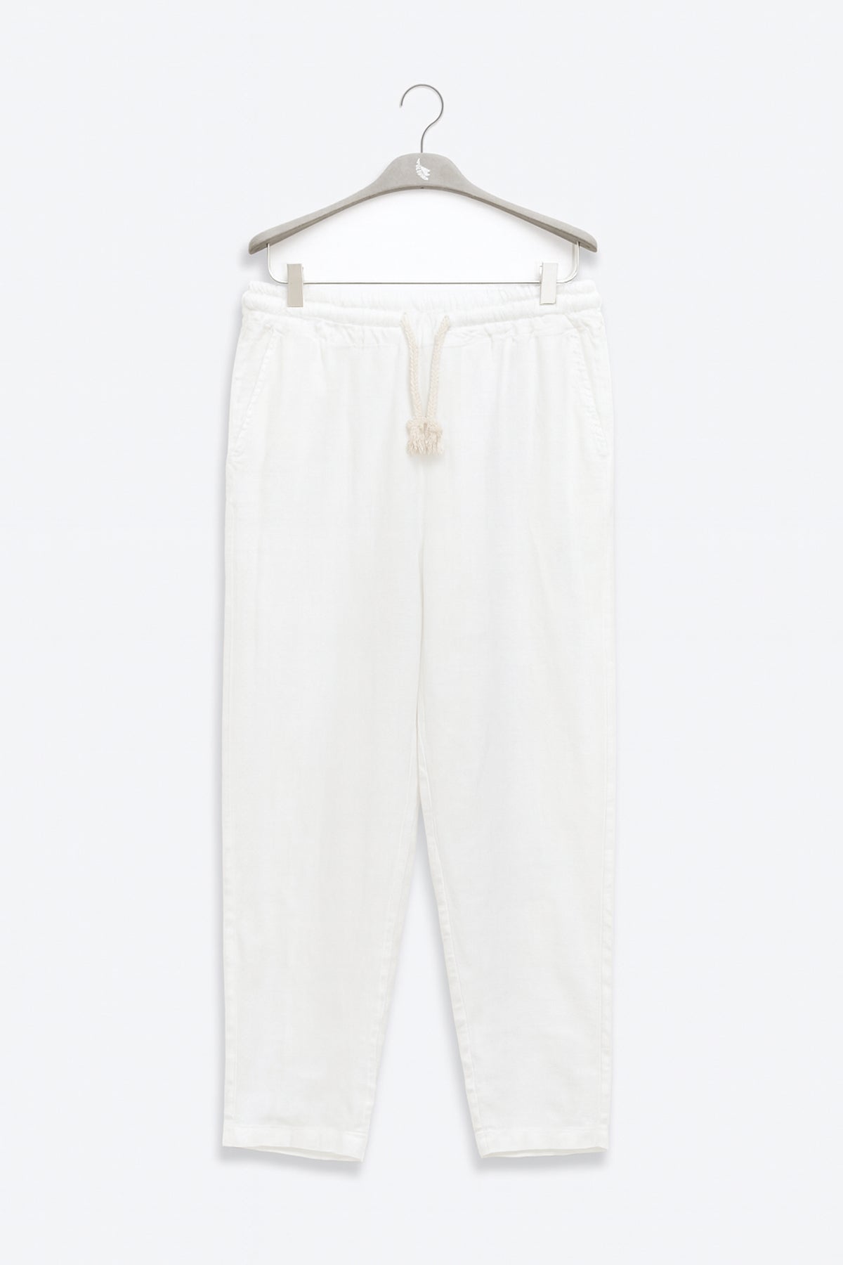 Premium Linen Pants in White