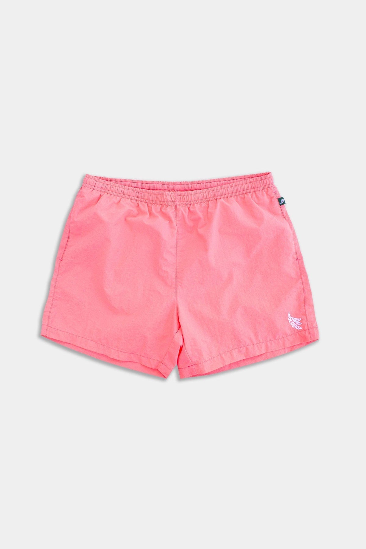 Pink Crinkle Nylon Runner Swim Trunks - Polonio