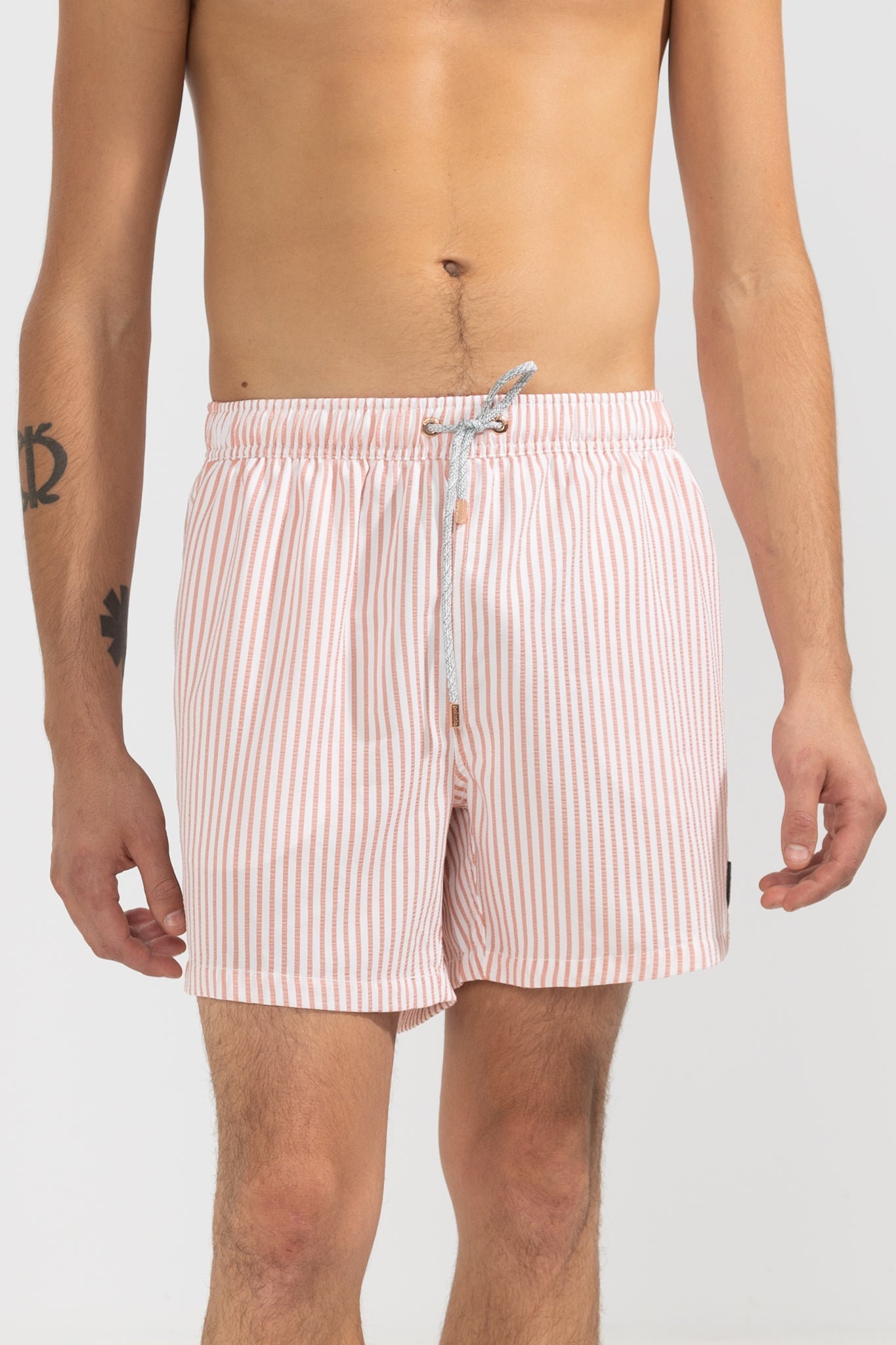 Men's Pinstripe Swimsuit – Quick Dry | Polonio