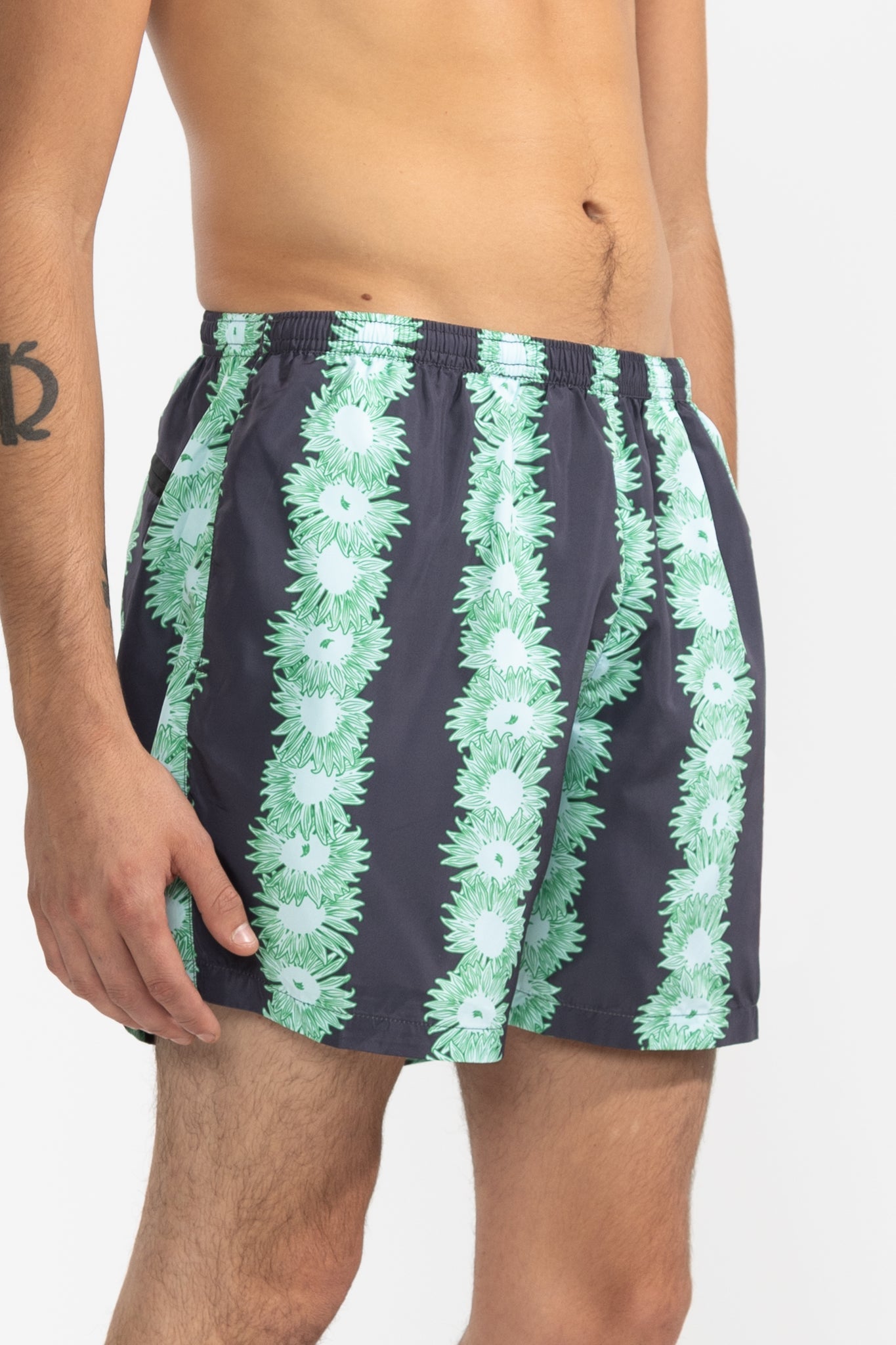 Short de Baño Lover's Bloom Runner Green - Polonio Uruguay
