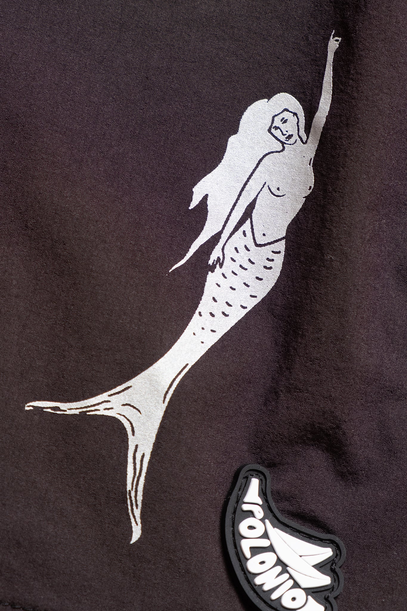 Men's Swimsuit with Reflective Mermaid Print | Polonio
