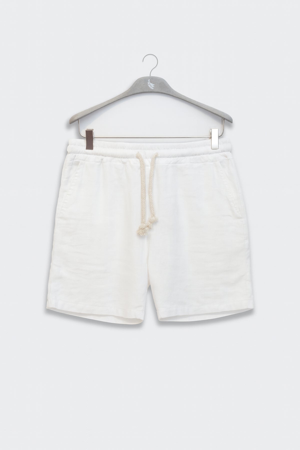 Premium Linen Shorts in White