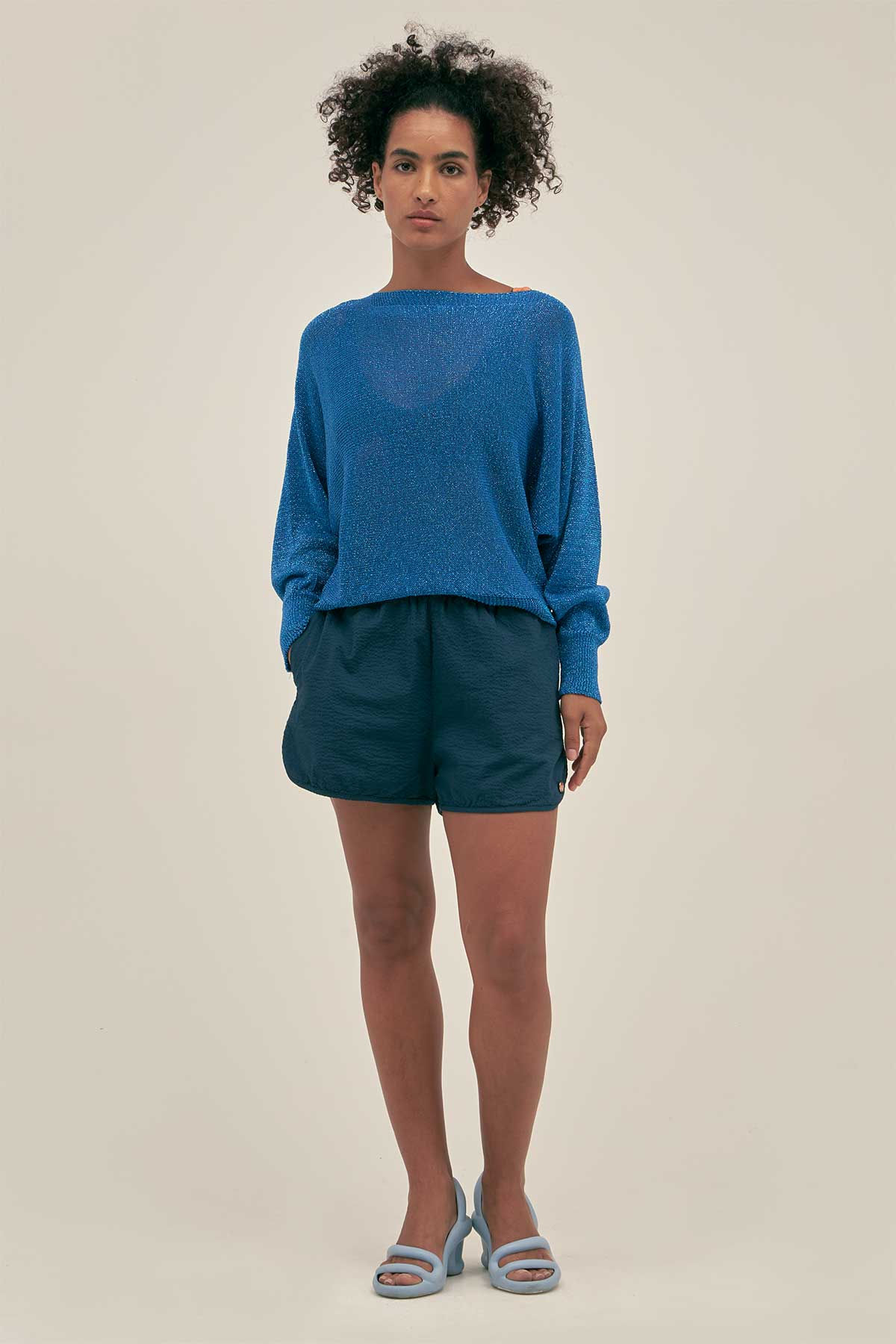 Michu Shorts in Navy Blue