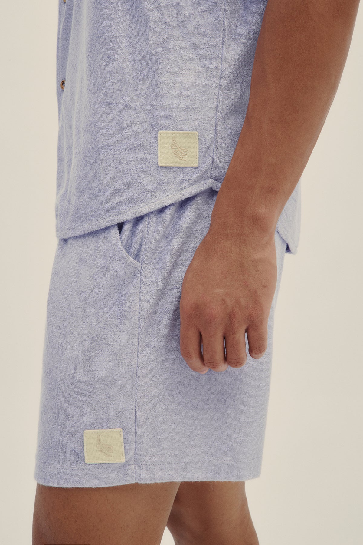 Short Terry Lavanda - Polonio