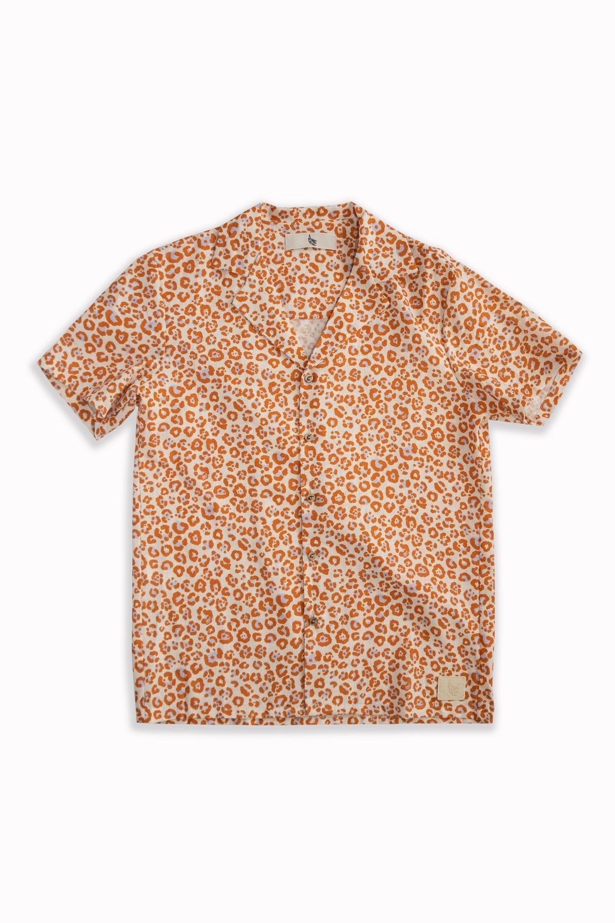 Spotted Camp-Collar Shirt - Polonio