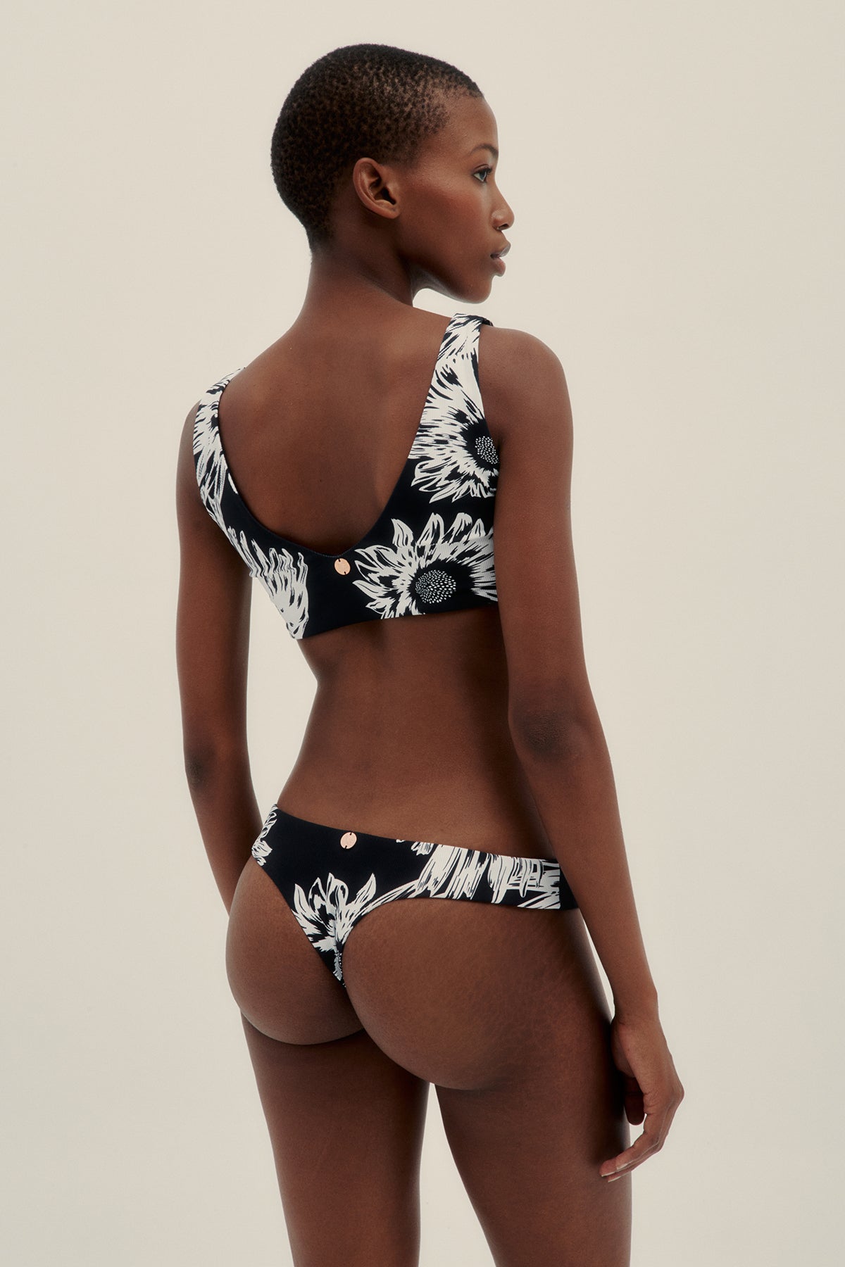 Top Bikini Amaya Jelly Black - Polonio