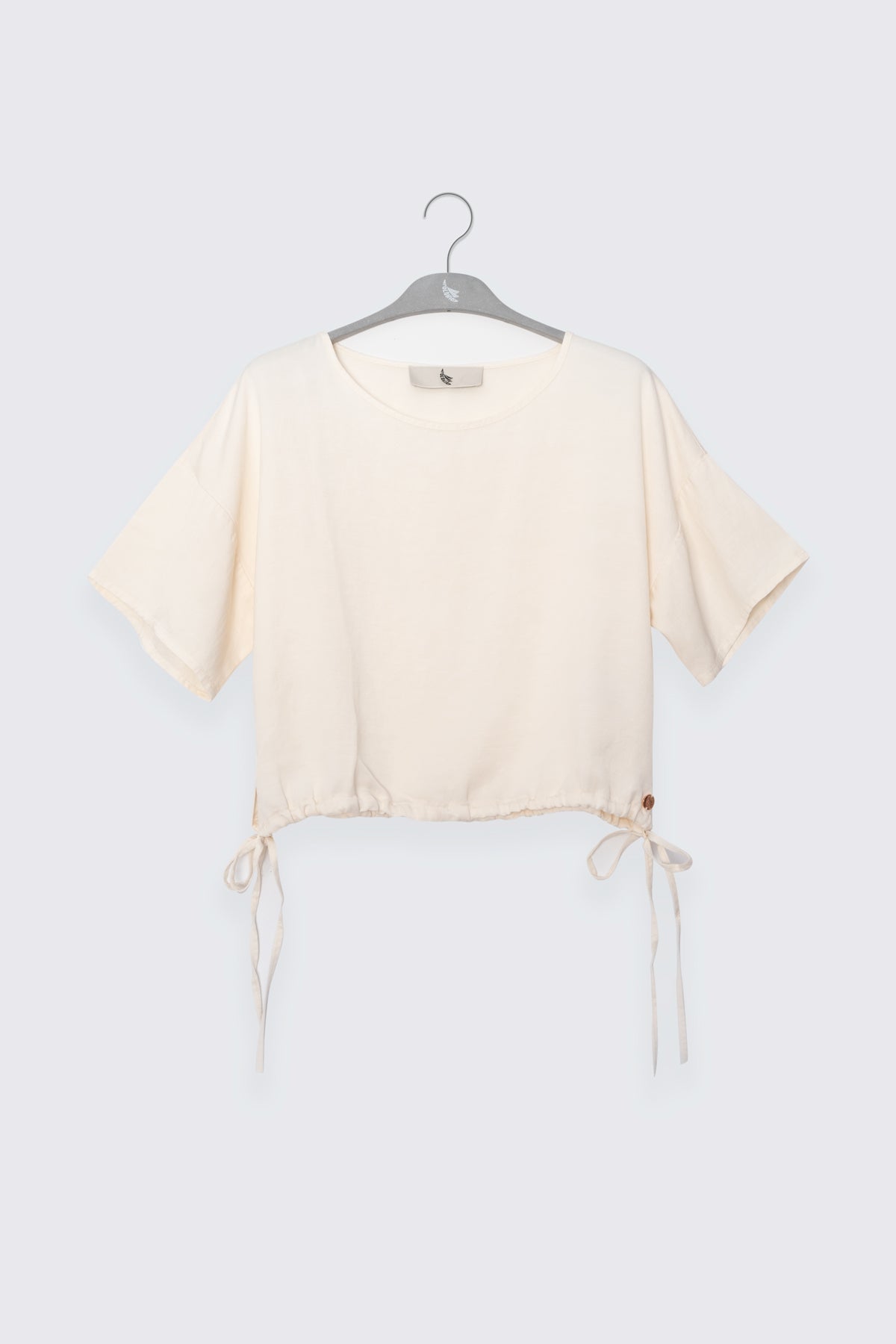 Short Sleeve Top in Cream