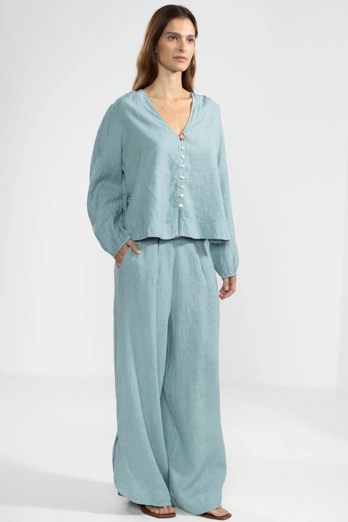 Vale Pants Aqua