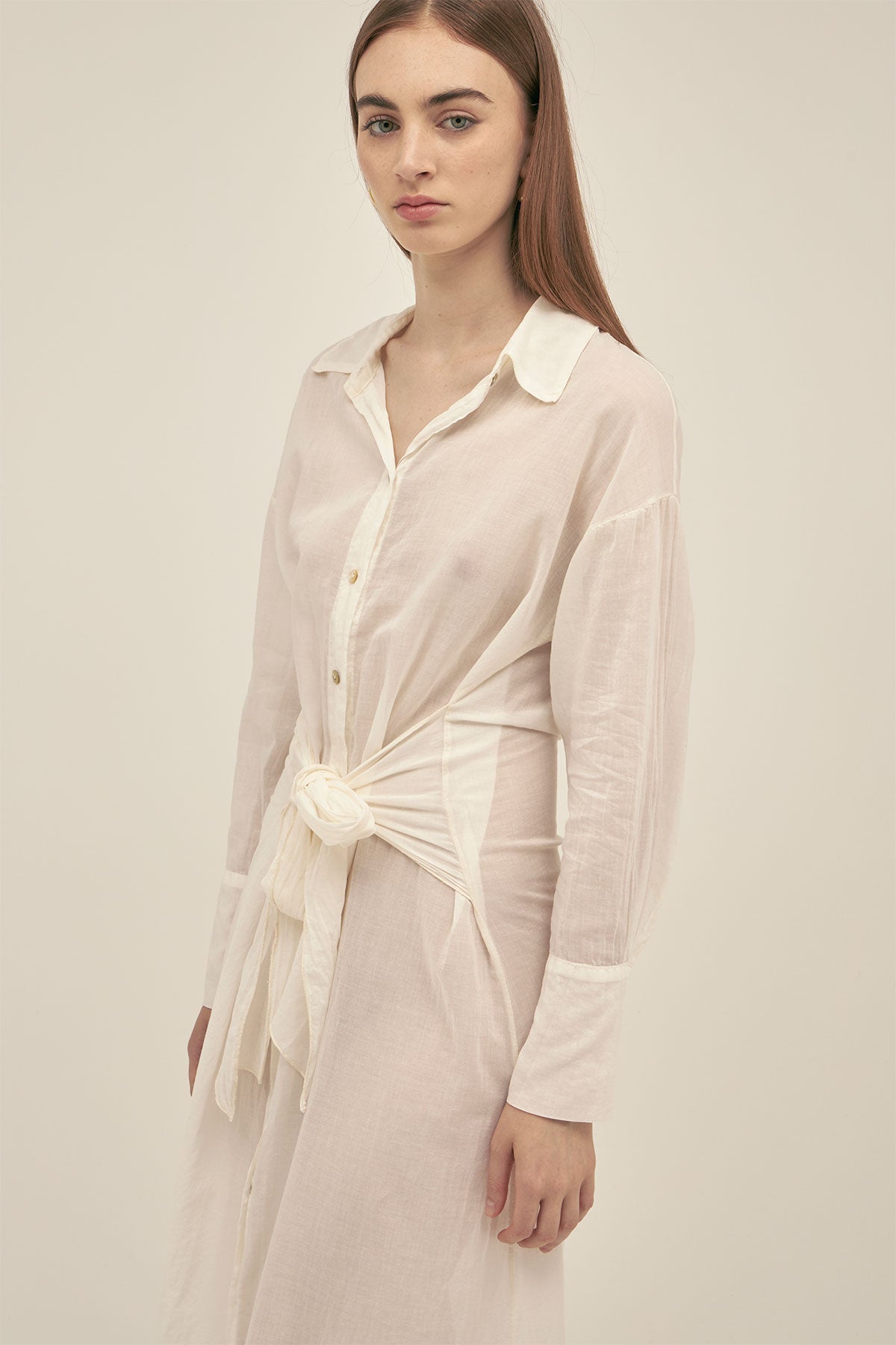 Vestido Ana Crema - Polonio