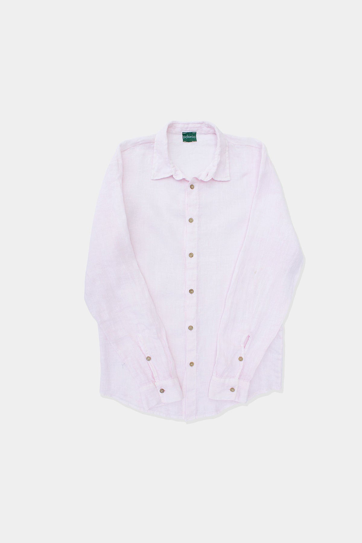 Confetti Slim Fit Linen Shirt - Polonio